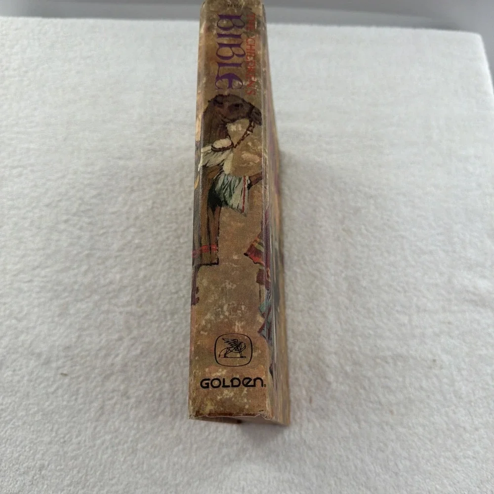 1965 The Children's Bible Golden Press Illustrated Stories Hardcover Vintage